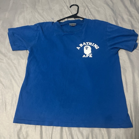 Bape Blue Short Sleeve Tee - Picture 1 of 5